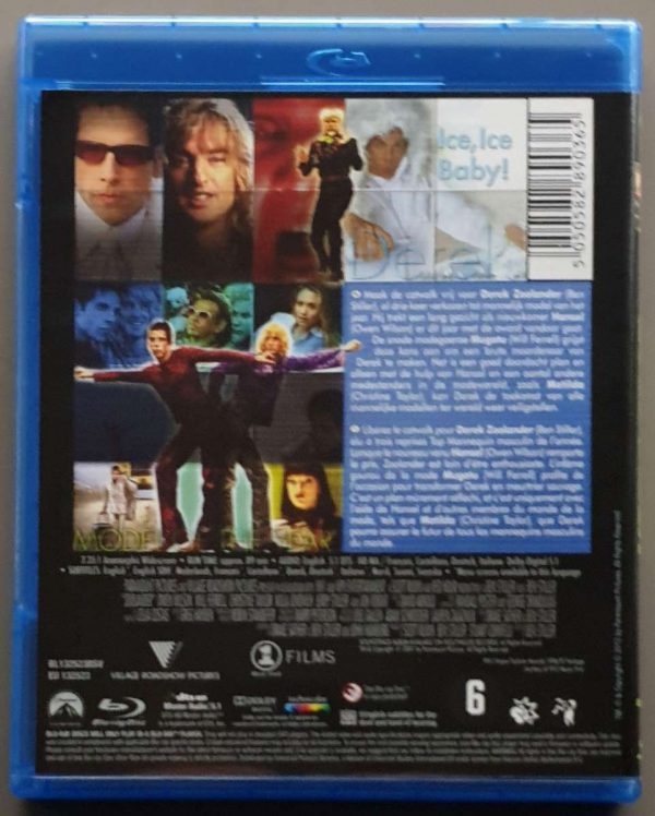 Zoolander Blu-ray - achterkant