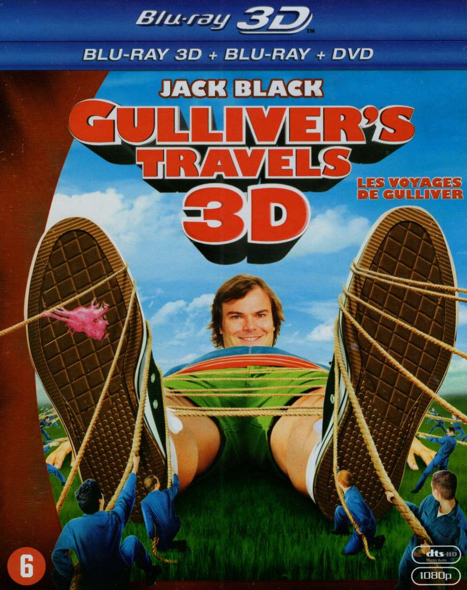 Gulliver's Travels 3D + Blu-ray + DVD