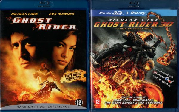 Ghost Rider Blu-ray + Ghost Rider 2 Spirit of Vengeance 3D Blu-ray