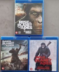 Planet of the Apes Trilogy (Blu-ray)