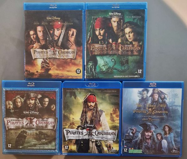 Pirates of the Caribbean 1 tot en met 5 (Blu-ray)
