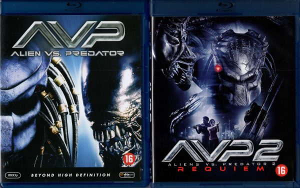 AVP Alien Vs Predator + AVP 2 Aliens Vs. Predator 2 (Blu-ray)