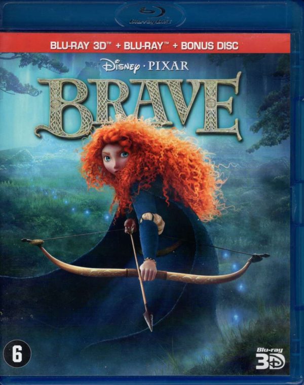 Brave 3D Blu-ray - 3 disc