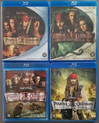 Pirates of the Caribbean 1 t/m 4 - Blu-ray