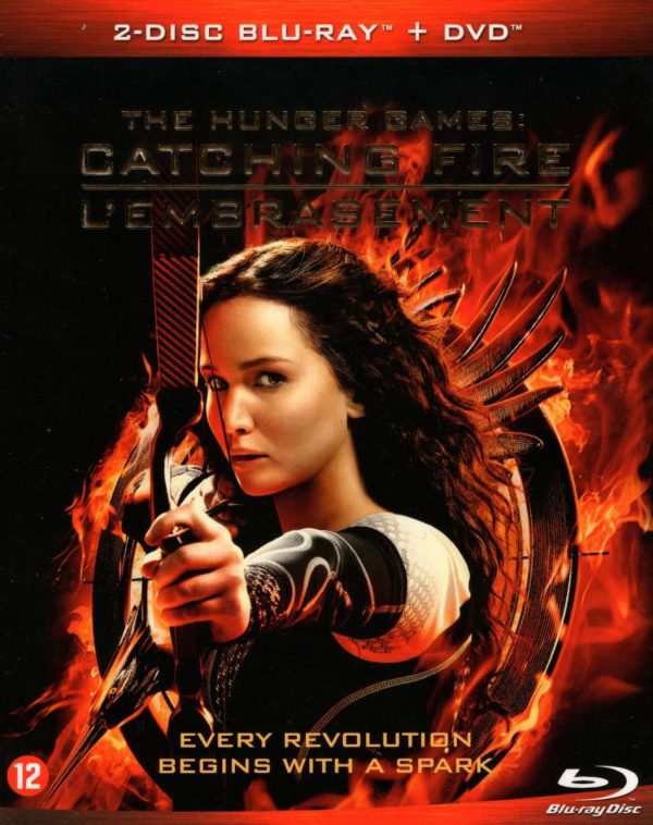 The Hunger Games Catching Fire 3 disc (2x blu-ray + 1x dvd)