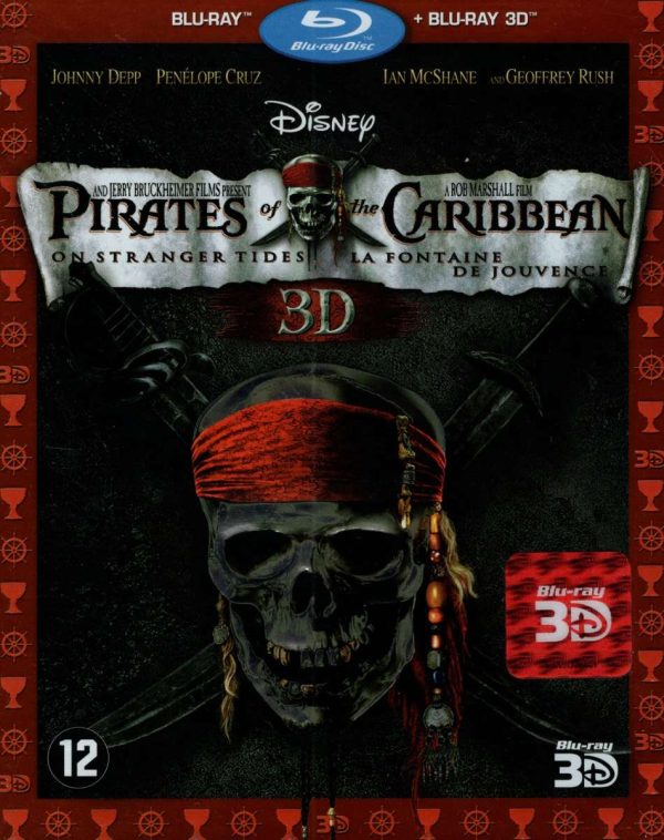 Pirates of the Caribbean 4 On Stranger Tides 3D + Blu-ray - 2 disc