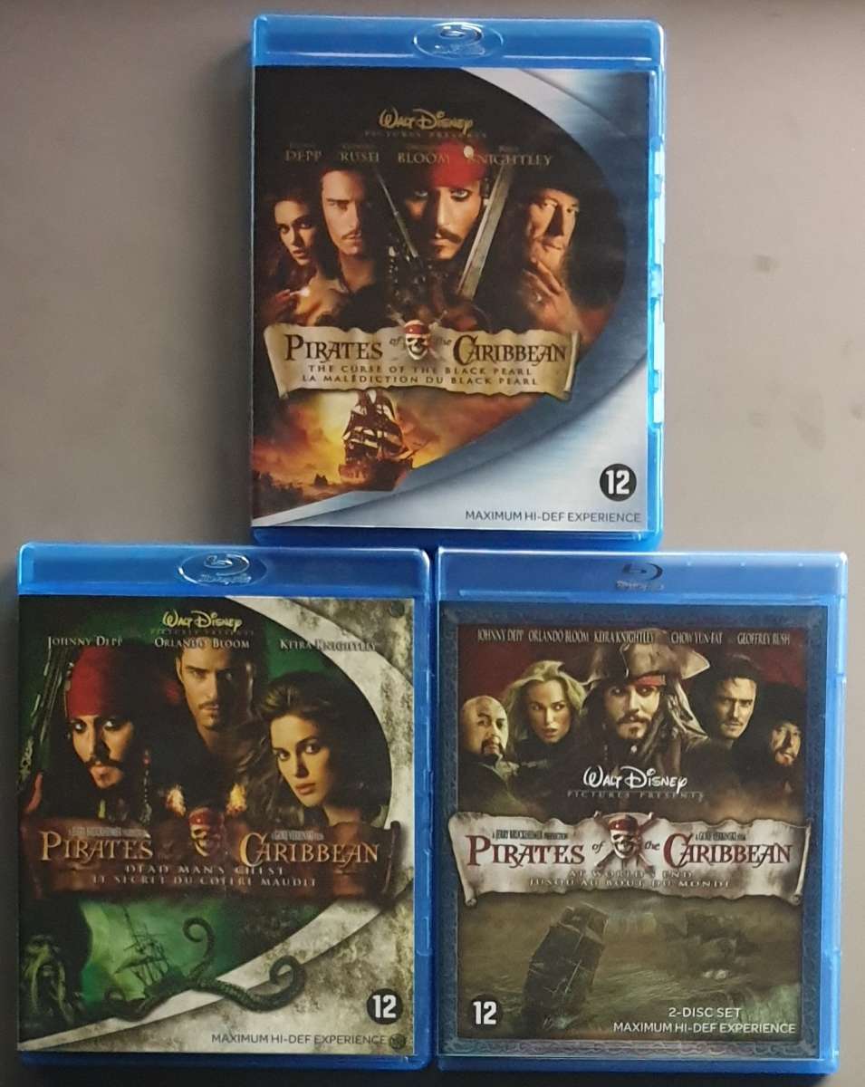 Pirates of the Caribbean Trilogy (Blu-ray)