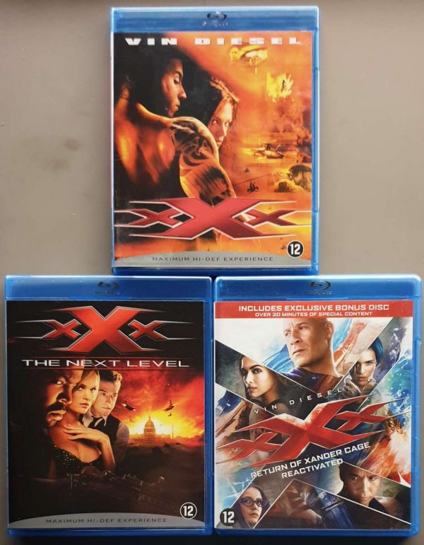 xXx + xXx The Next Level + xXx Return of Xander Cage (Blu-ray)
