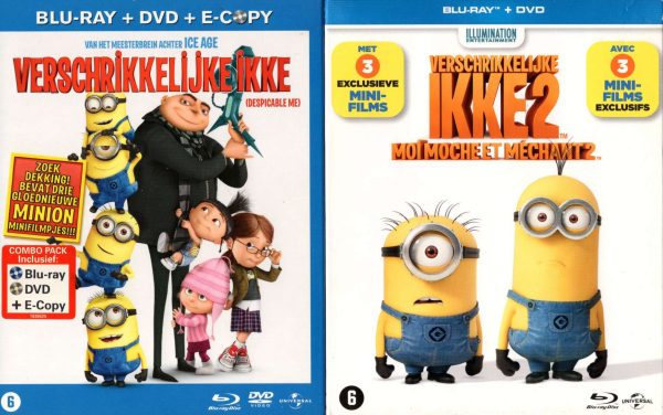 Verschrikkelijke Ikke 1 (Blu-ray/DVD) + Verschrikkelijke Ikke 2 (Blu-ray/DVD)