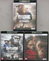 Planet of the Apes Trilogy 4K Ultra HD + Blu-ray