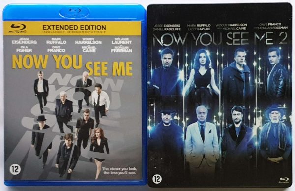 Now You See Me + Now You See Me 2 Steelbook