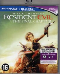 Resident Evil The Final Chapter 3D + Blu-ray - 2 disc