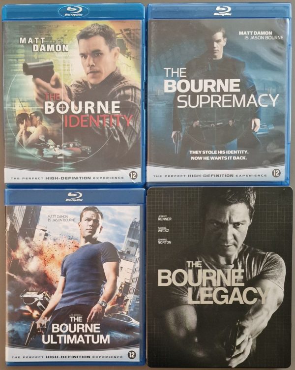 4 Jason Bourne Films - Blu-ray