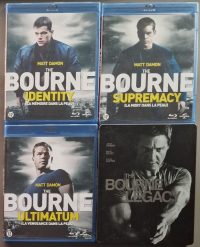 4 Jason Bourne Films - Blu-ray