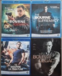 4 Jason Bourne Films - Blu-ray