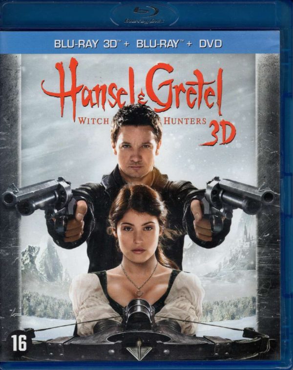 Hansel & Gretel Witch Hunters 3D + Blu-ray + DVD