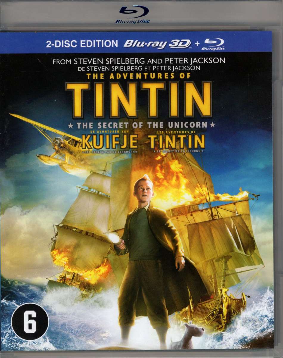 Kuifje 3D + Blu-ray - 2 disc