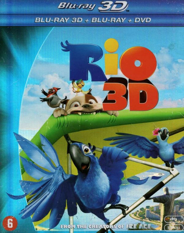 Rio 3D + Blu-ray + DVD