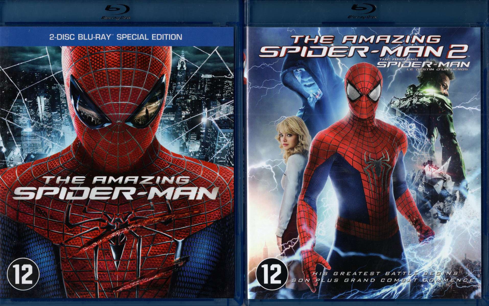 The Amazing Spider-Man 1 + 2 (blu-ray)