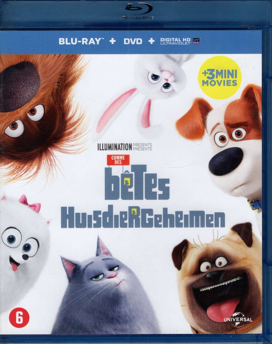 Huisdiergeheimen (blu-ray/dvd)