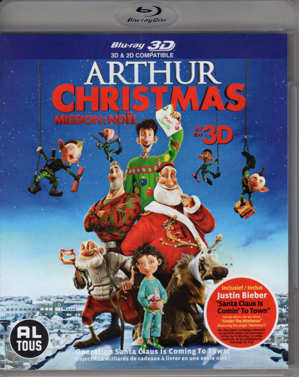 Arthur Christmas 3D + Blu-ray