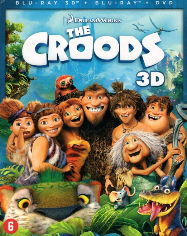 The Croods 3D + Blu-ray + DVD - 3 disc