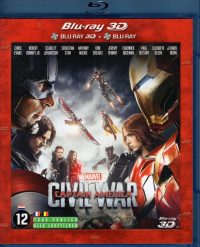 Captain America Civil War 3D + Blu-ray - 2 disc