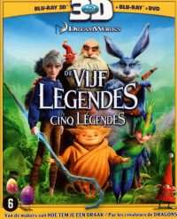de Vijf Legendes 3D + Blu-ray + DVD