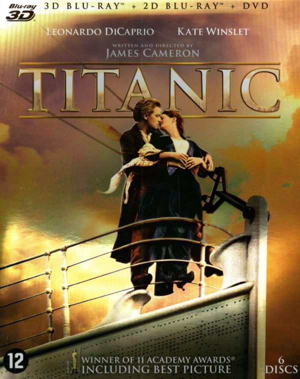 Titanic 3D + Blu-ray + DVD - 6 disc