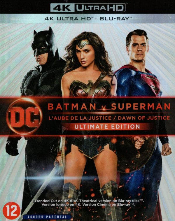 Batman v Superman Dawn of Justice - Ultimate Edition - 4K Ultra HD + Blu-ray