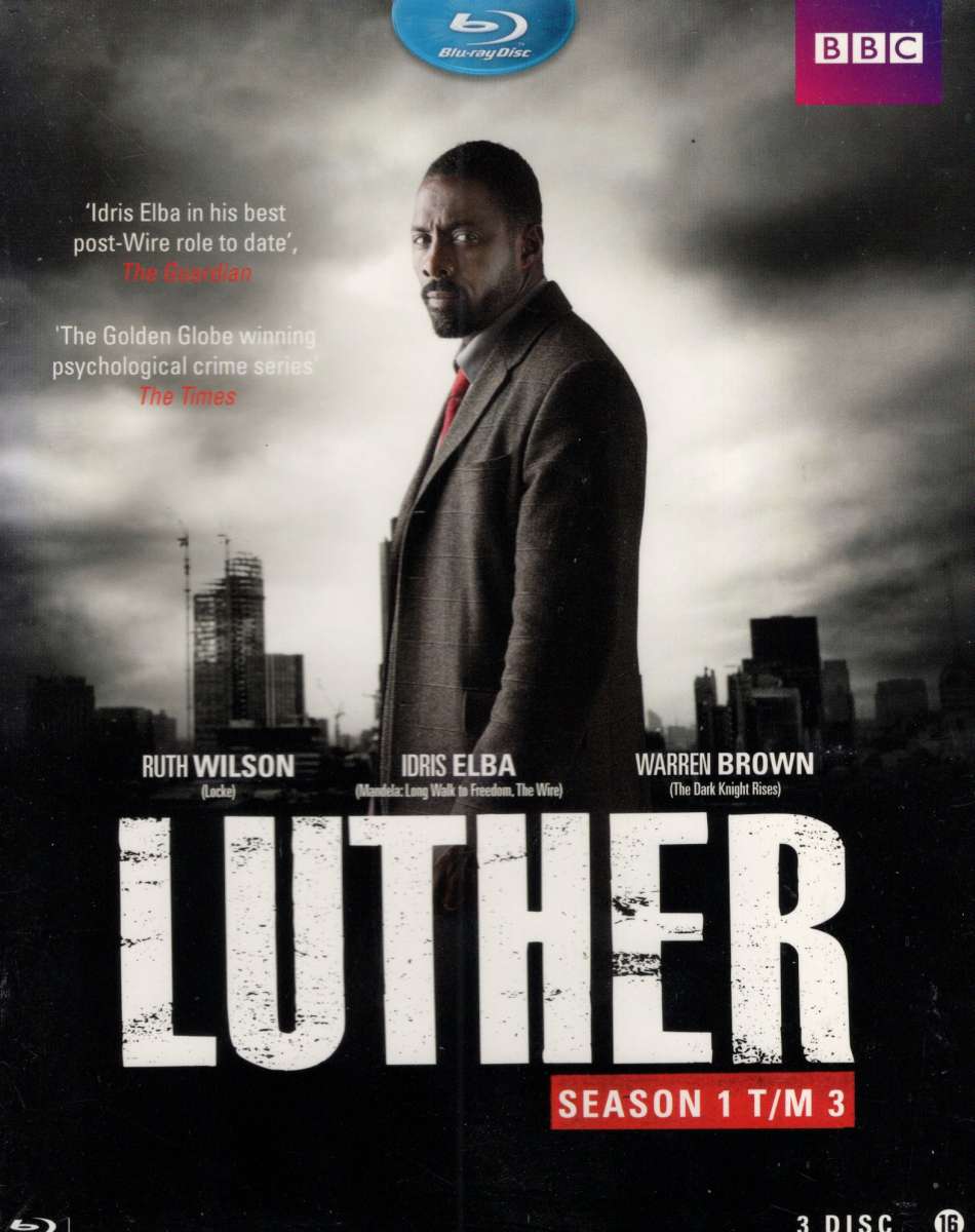 Luther - seizoen 1, 2 en 3 (Blu-ray) - nieuw in seal