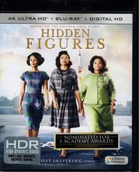 Hidden Figures - 4K Ultra HD + Blu-ray (Import, 4K met NL ondertiteling, bluray geen NL ondertiteling)