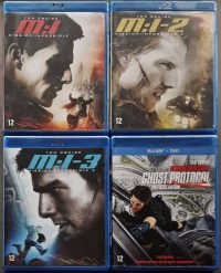 Mission Impossible 1 t/m 4 (Blu-ray)