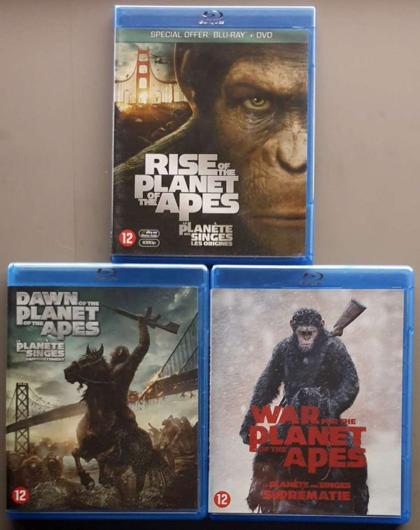 Planet of the Apes Trilogy (Blu-ray)