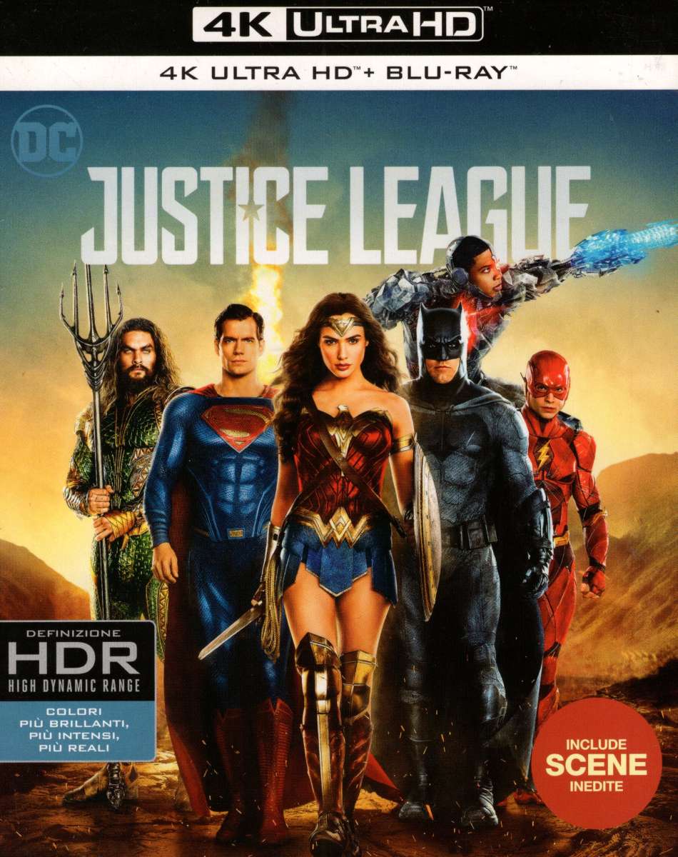 Justice League - 4K Ultra HD + Blu-ray (Import zonder NL Ondertiteling)