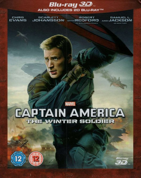 Captain America The Winter Soldier 3D + Blu-ray (Import Zonder NL Ondertiteling)