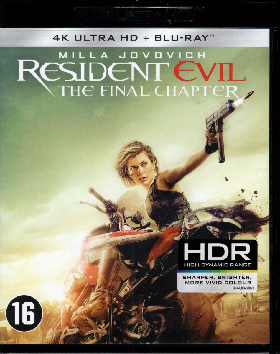 Resident Evil The Final Chapter – 4K Ultra HD + Blu-ray