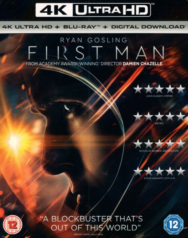 First Man - 4K Ultra HD + Blu-ray (Import Zonder NL Ondertiteling)