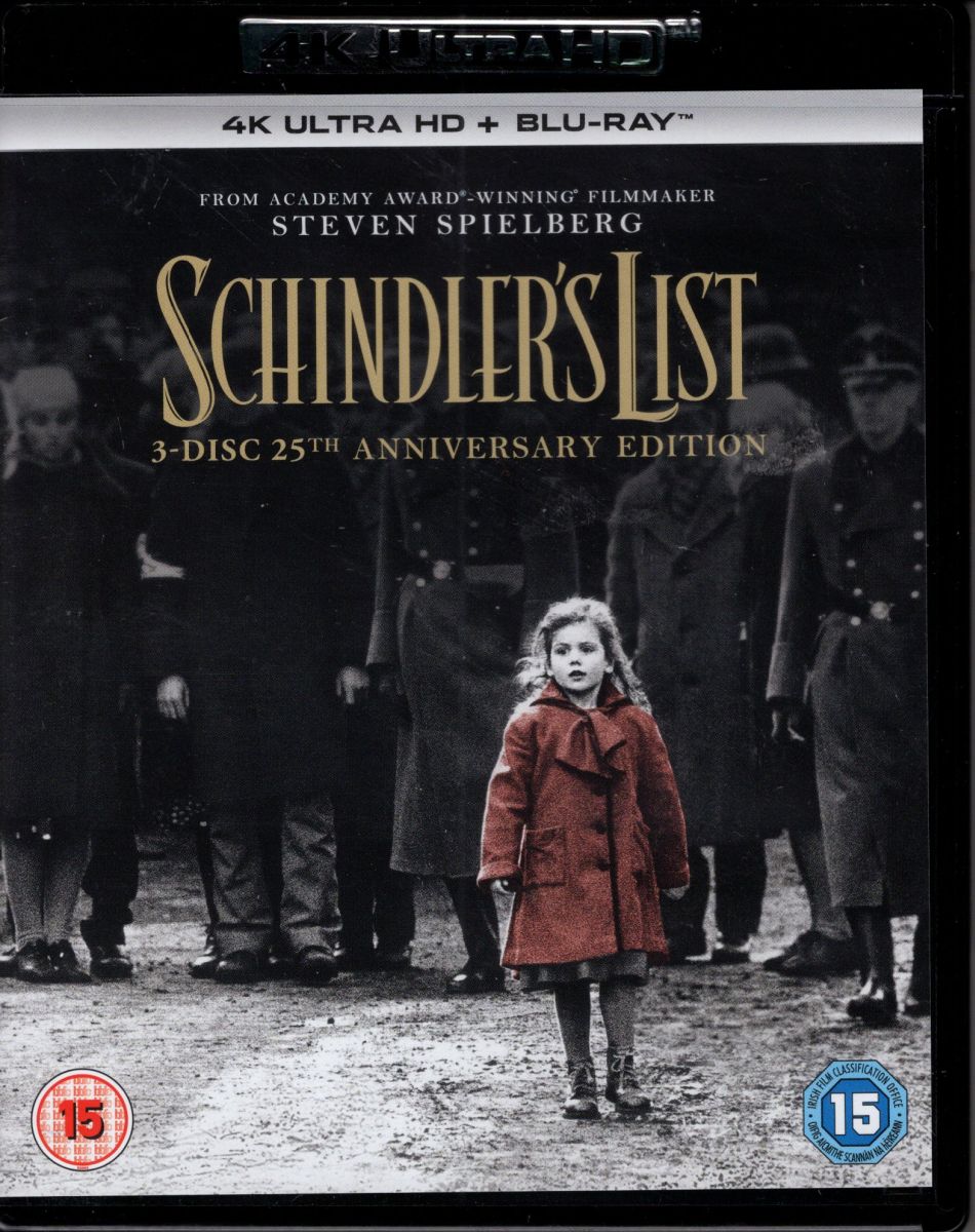Schindler's List - 4K Ultra HD + 2x Blu-ray (Import Met NL Ondertiteling)