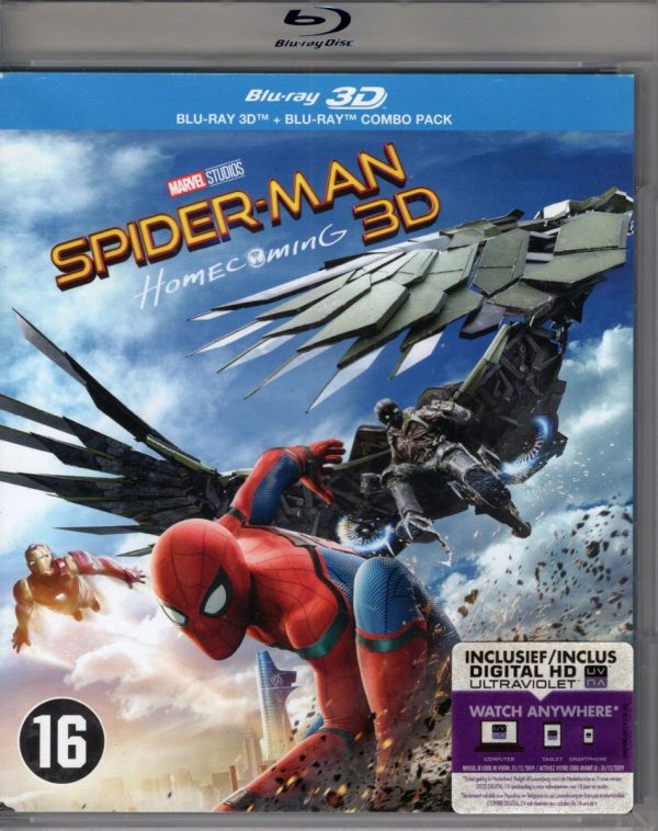 Spider-Man Homecoming 3D + Blu-ray