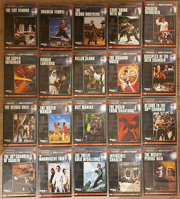 Shaw Brothers 20 DVD's