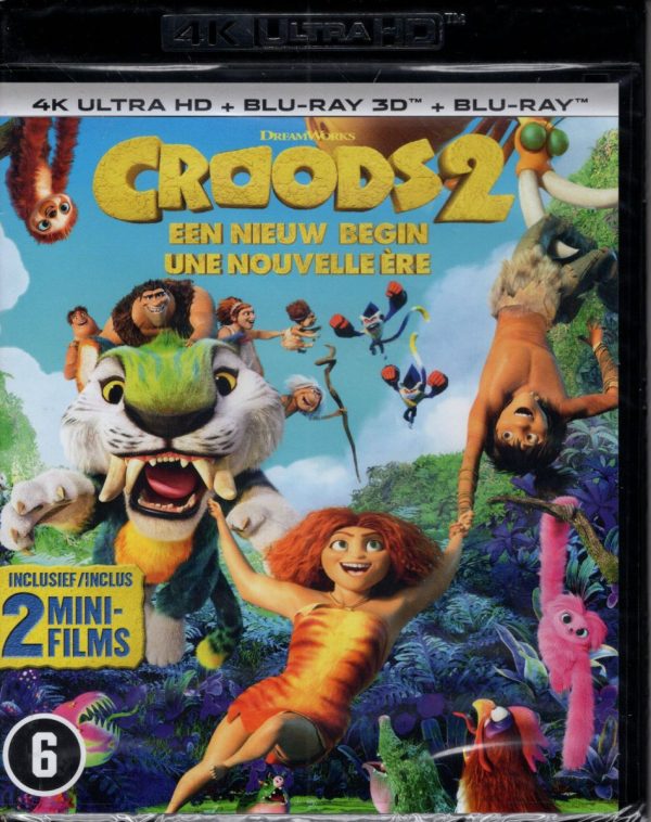 The Croods 2: Een Nieuw Begin - 4K Ultra HD + Blu-ray 3D + Blu-ray