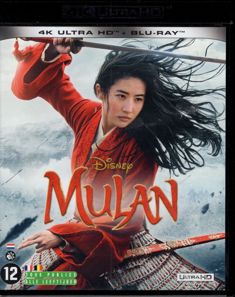 Mulan - 4K Ultra HD + Blu-ray (4K Zonder NL Ondertiteling, Bluray Met NL Ondertiteling)