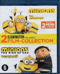Minions 1 + Minions 2 The Rise of Gru - 2 Film Collection - Blu-ray
