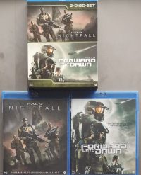 Halo 2 Disc Set - Halo Nightfall + Halo 4 Forward Unto Dawn - Blu-ray