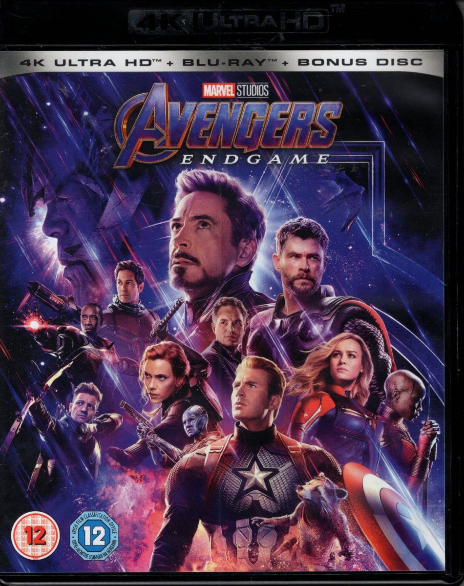 Avengers Endgame - 4K Ultra HD + Blu-ray + Bonus Blu-ray (Import Zonder NL Ondertiteling)