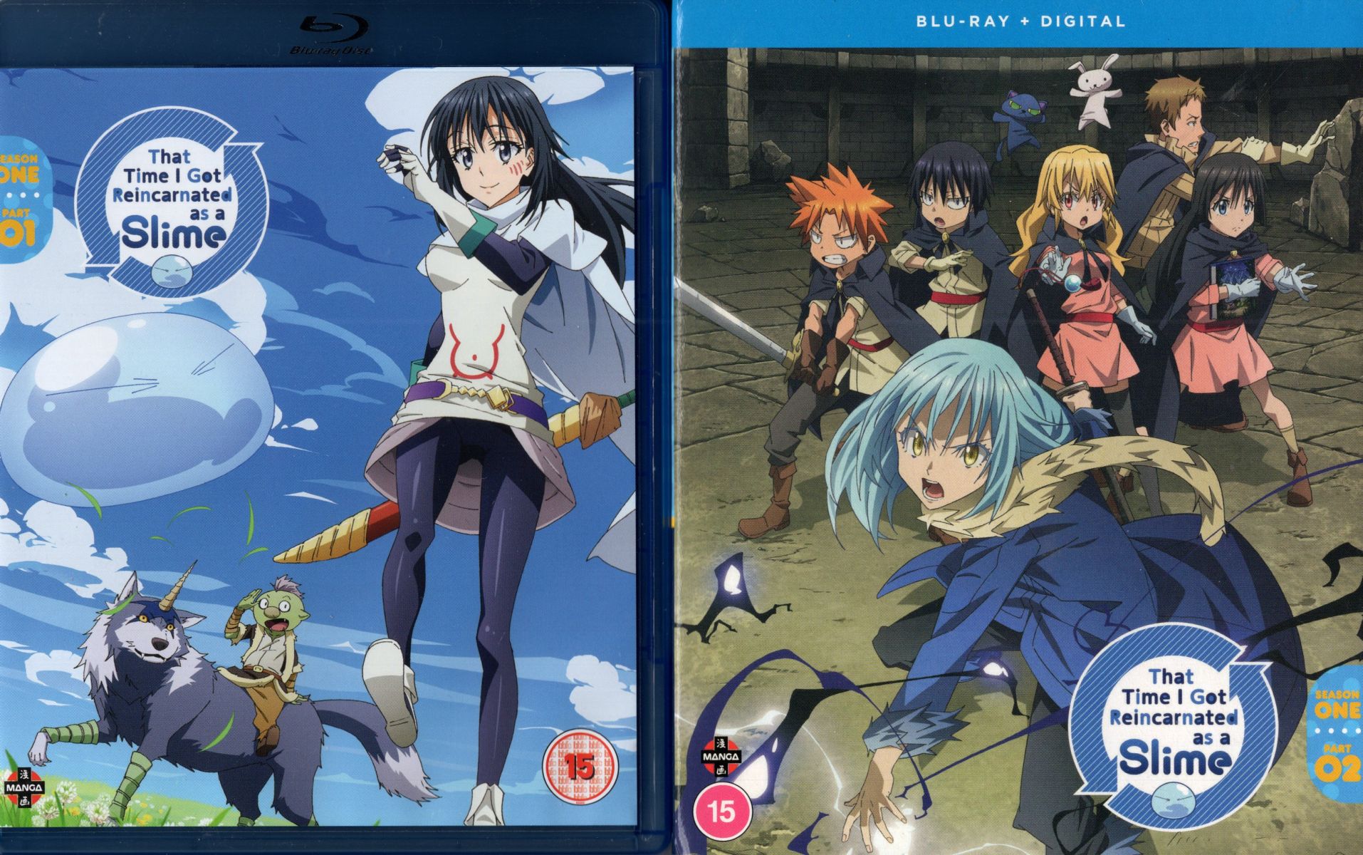 That Time I Got Reincarnated as a Slime - Season One - Part 01 + Part 02 - Blu-ray (Import Zonder NL Ondertiteling)
