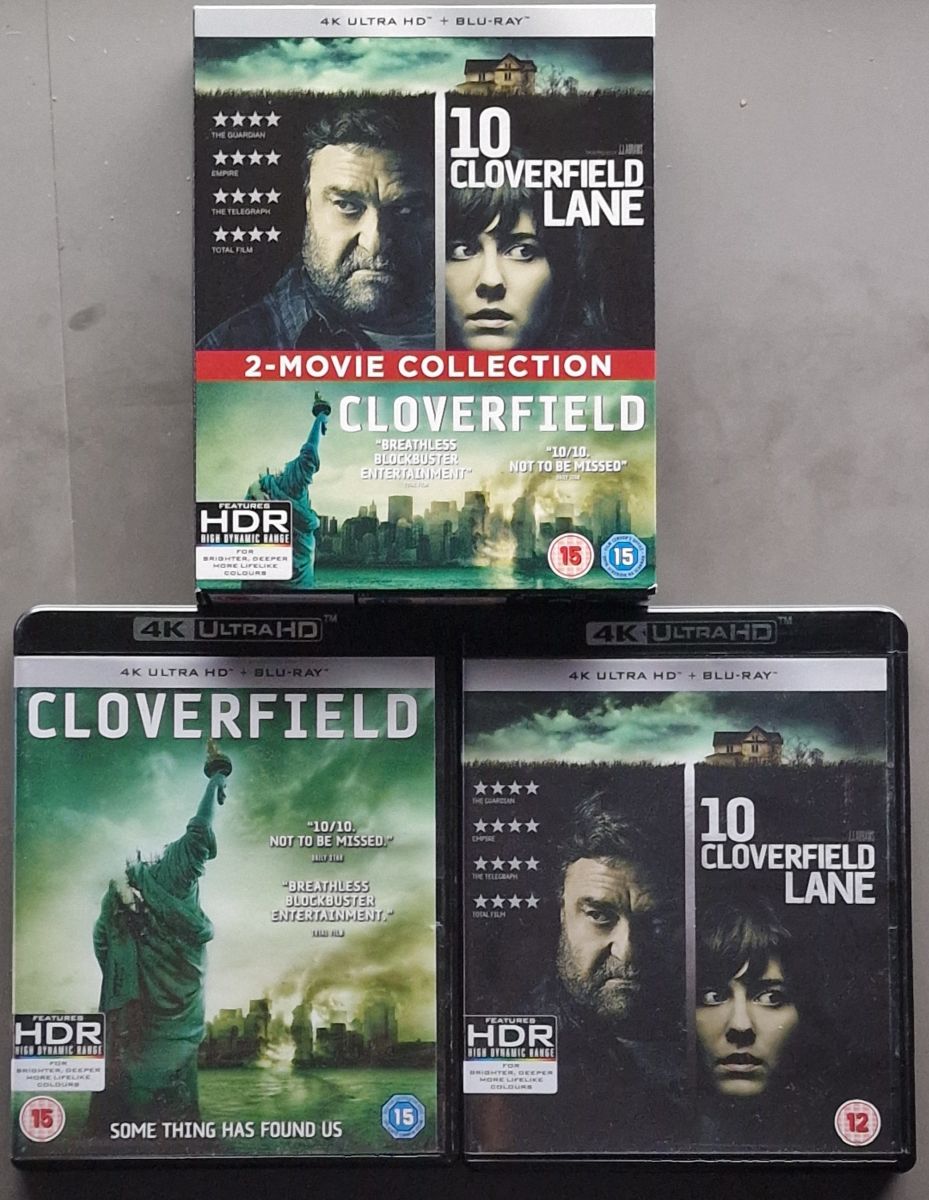 10 Cloverfield Lane + Cloverfield - 4K Ultra HD + Blu-ray (Import Met NL Ondertiteling)