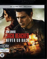 Jack Reacher Never Go Back - 4K Ultra HD + Blu-ray