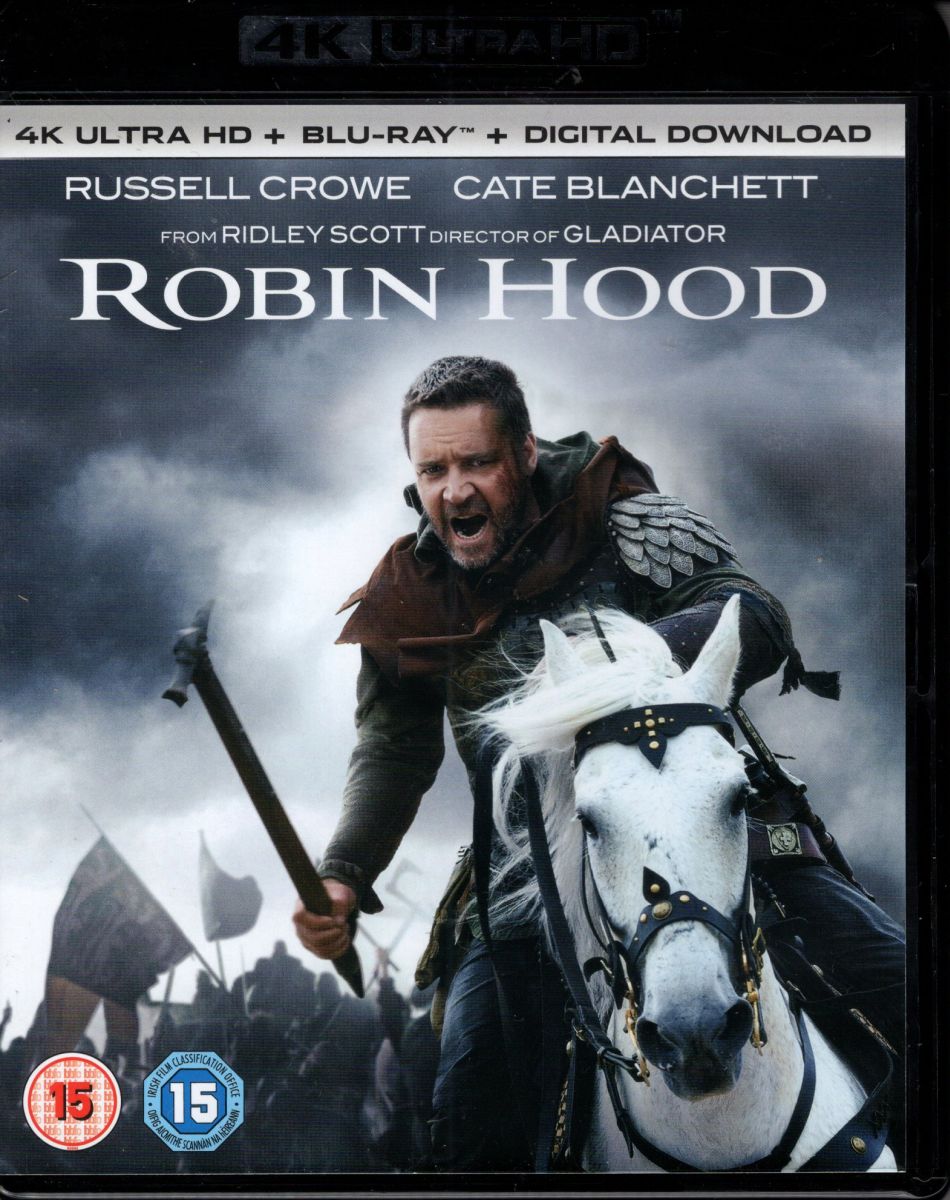Robin Hood (2010) - 4K Ultra HD + Blu-ray + DVD (Import Met NL Ondertiteling)